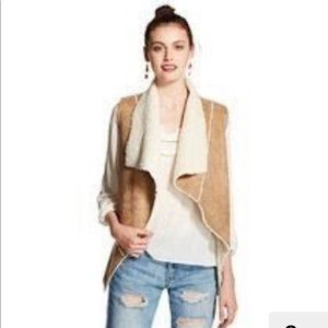 Nude Suede Vest